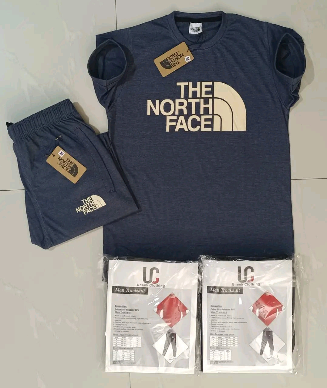 Men’s 2 Piece Tracksuit Set – Premium T-Shirt & Trouser Outfit