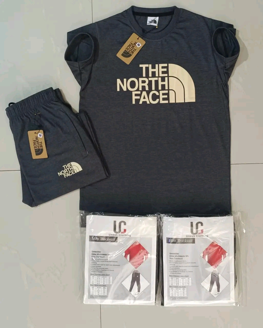 Men’s 2 Piece Tracksuit Set – Premium T-Shirt & Trouser Outfit