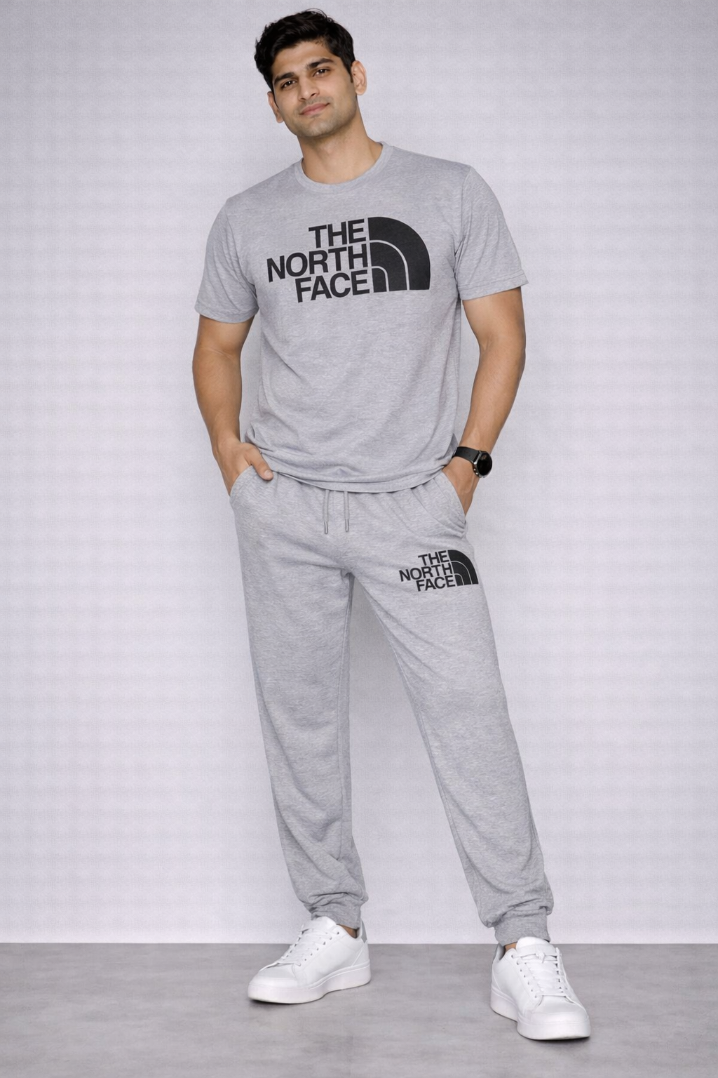Men’s 2 Piece Tracksuit Set – Premium T-Shirt & Trouser Outfit
