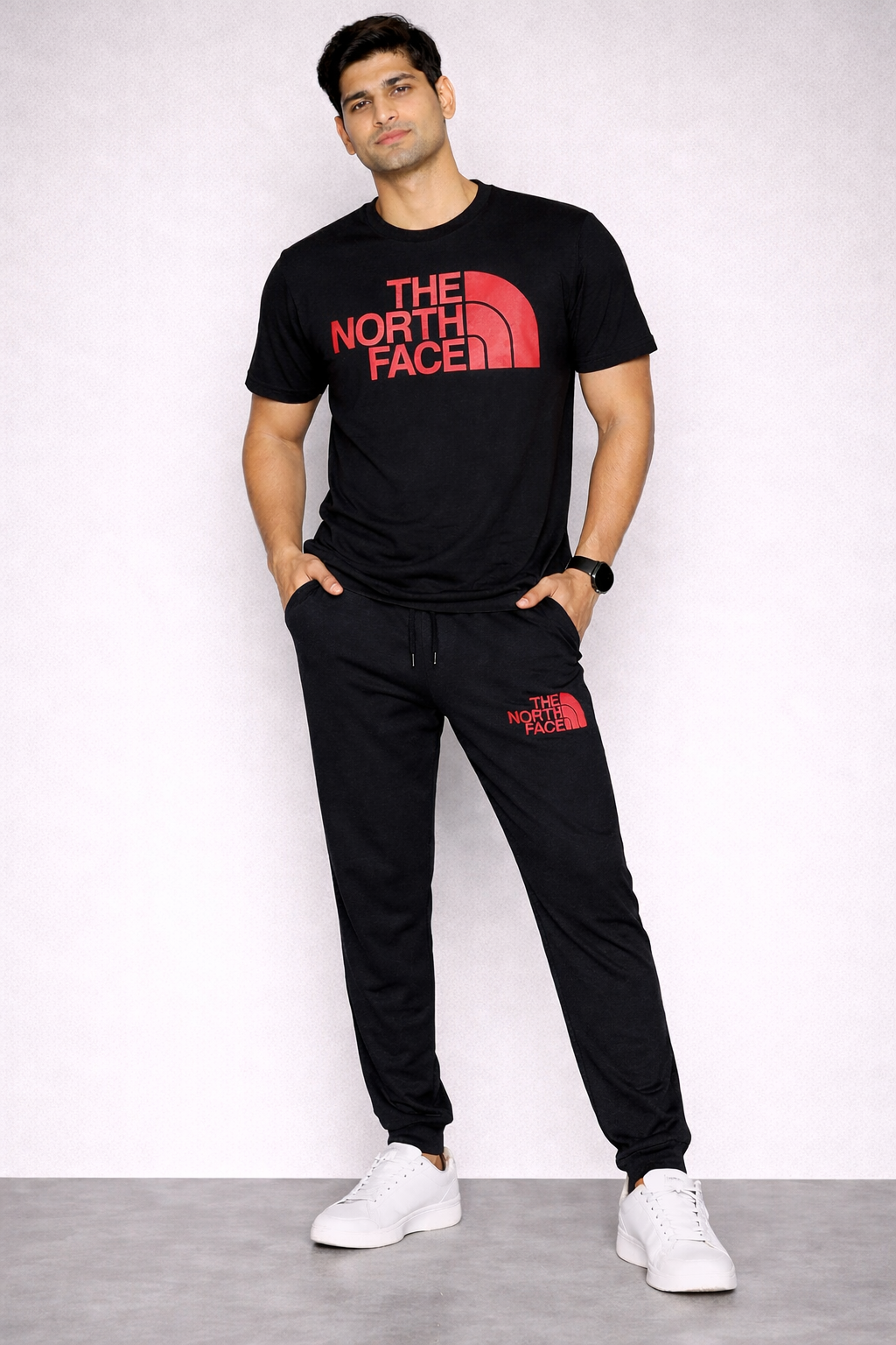 Men’s 2 Piece Tracksuit Set – Premium T-Shirt & Trouser Outfit