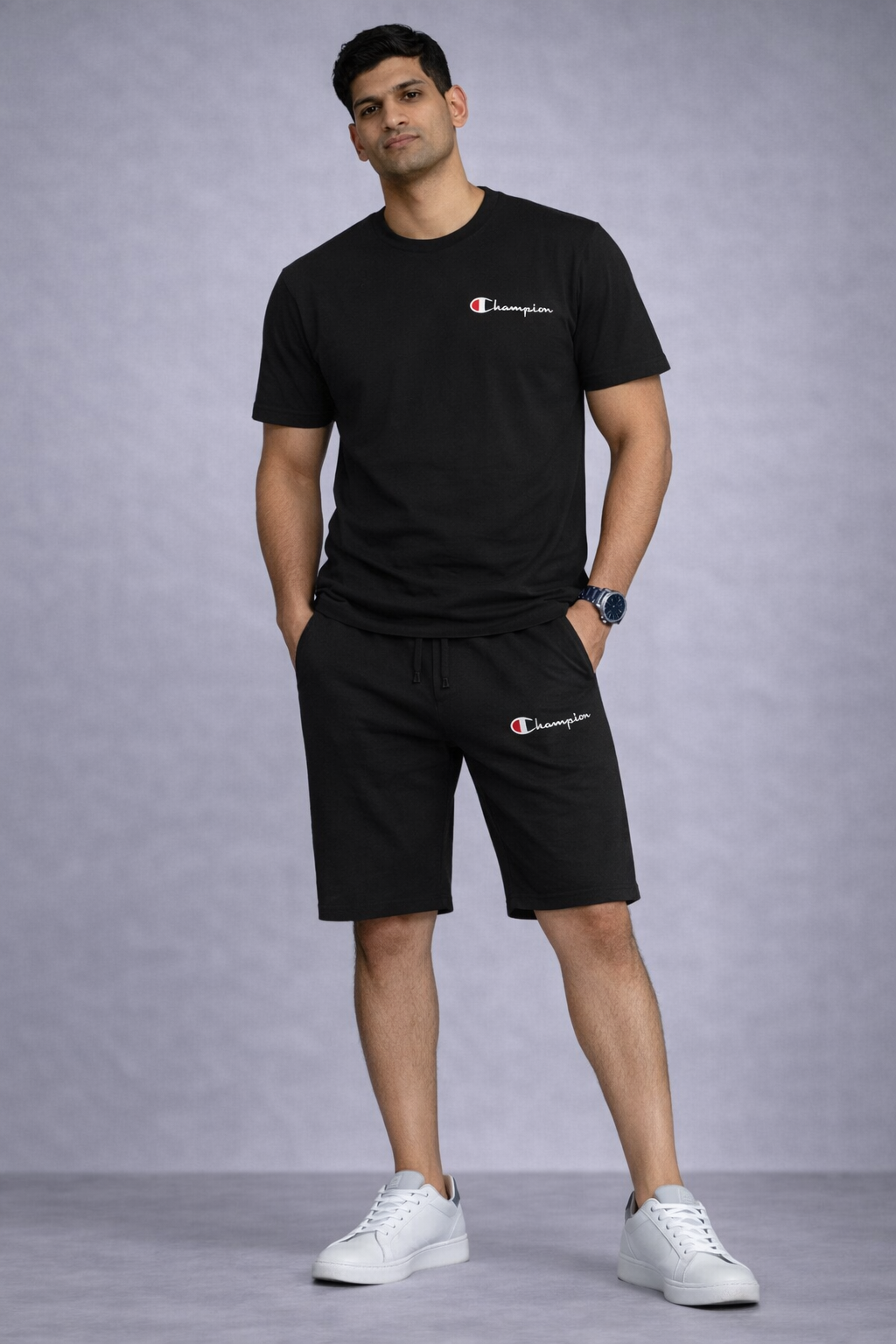Men’s  2 Piece Summer Set – Premium T-Shirt & Shorts Outfit