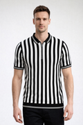 Old Money Striped Polo – Classic Luxury Redefined