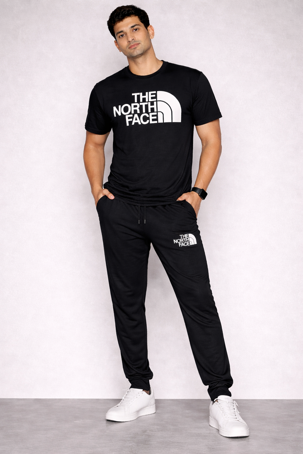 Men’s 2 Piece Tracksuit Set – Premium T-Shirt & Trouser Outfit