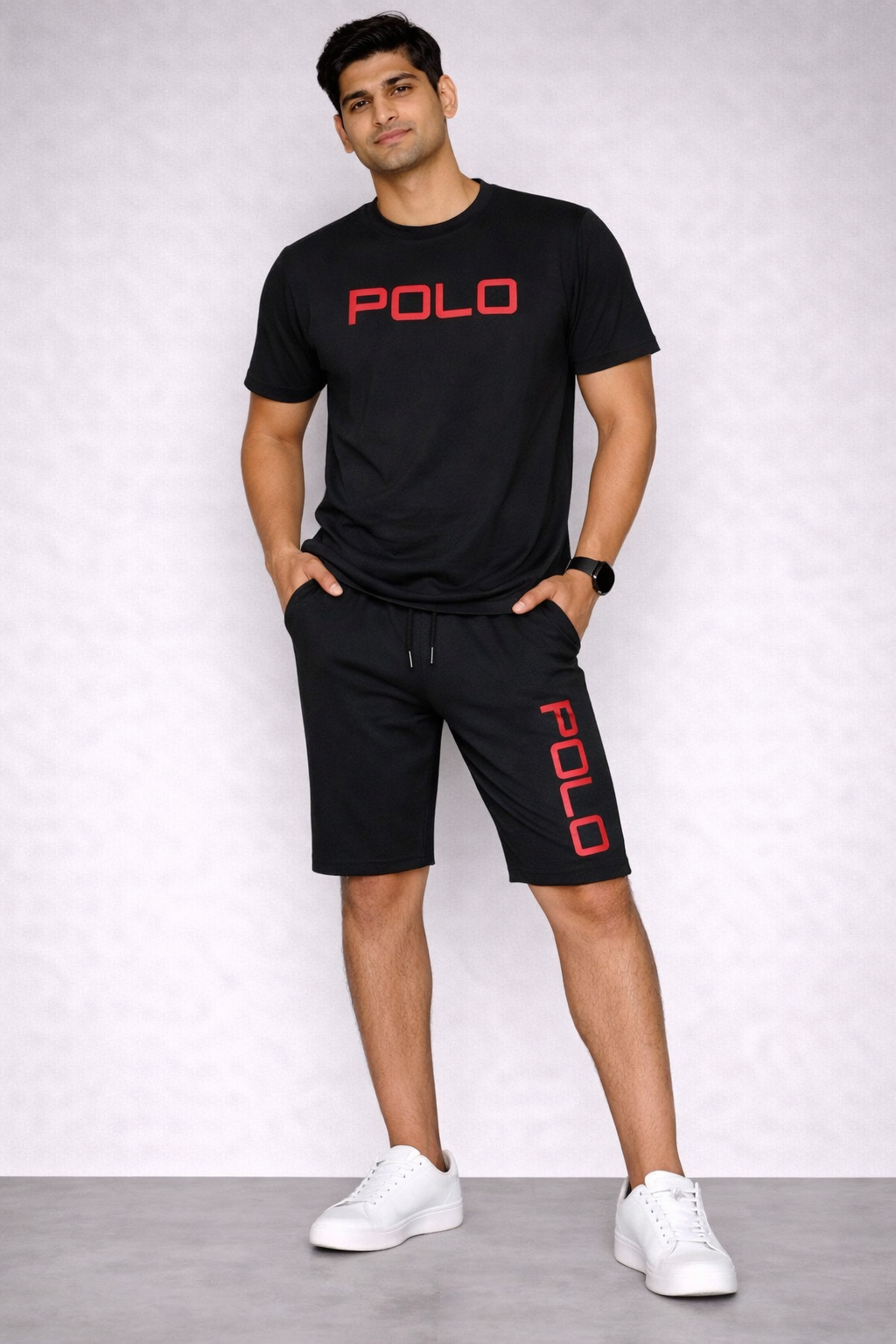 Men’s 2 Piece Summer Set – Premium T-Shirt & Shorts Casual Outfit